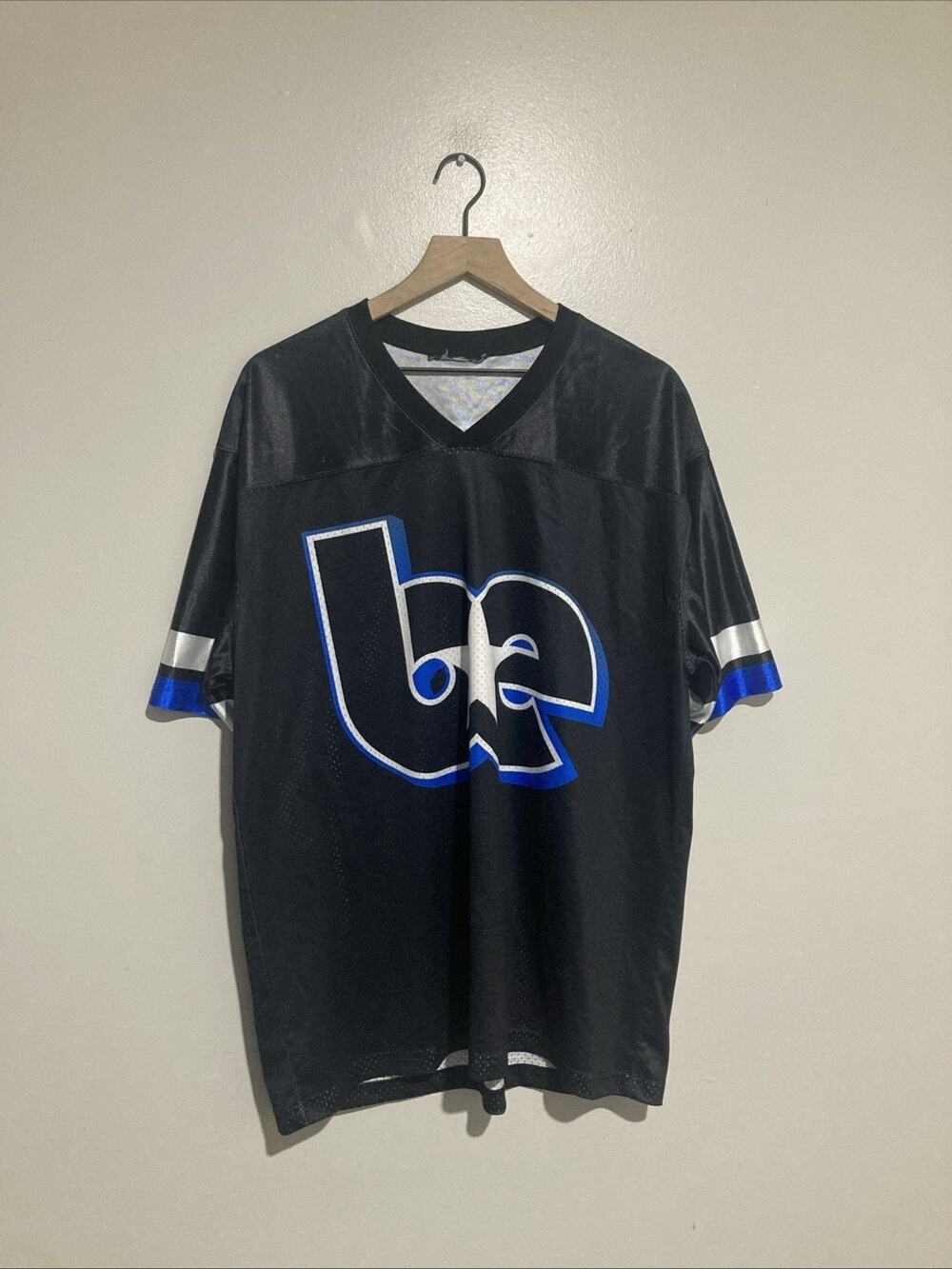 Billie Eilish Hit Me Hard and Soft Tour Black Football Jersey Unisex Large